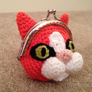 Cat Coin Purse Crochet Pattern