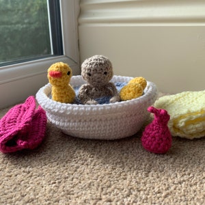 Baby & Bath-Time Accessories Set Crochet Pattern