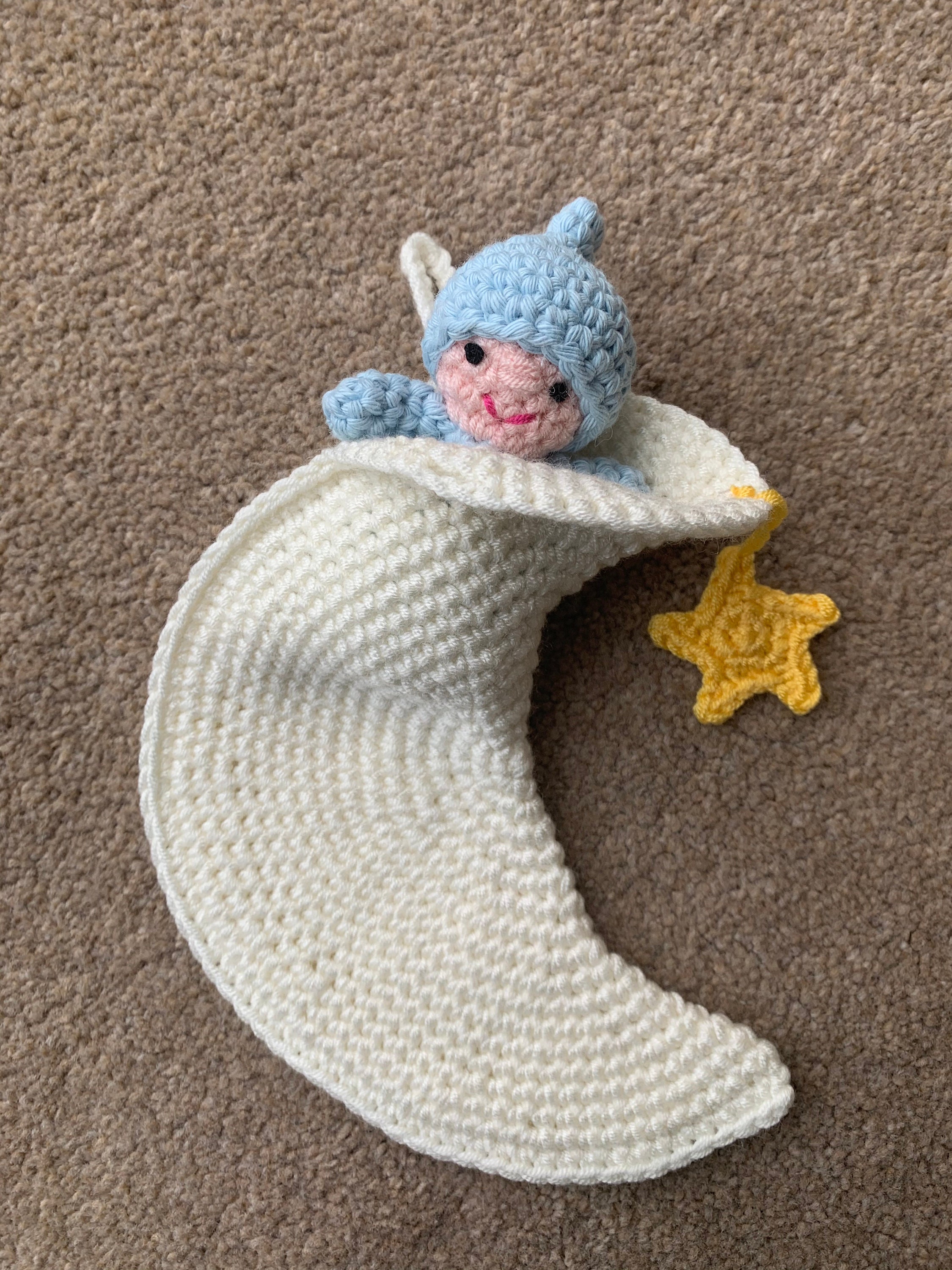 Moon Pocket Pal Crochet Pattern - Etsy