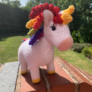 Unicorn with Hatching Baby Crochet Pattern image 3