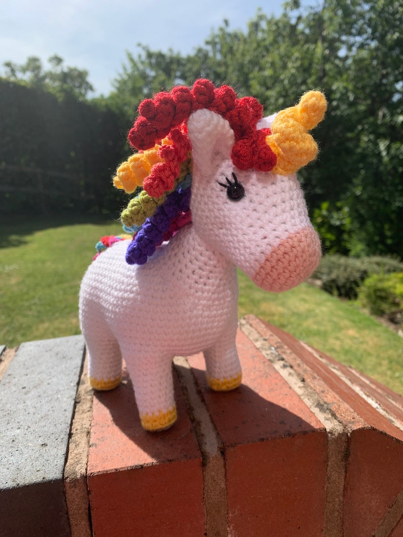 Unicorn with Hatching Baby Crochet Pattern image 3