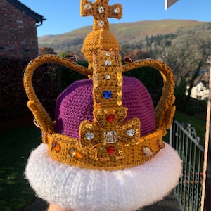 Coronation Crown Crochet Pattern