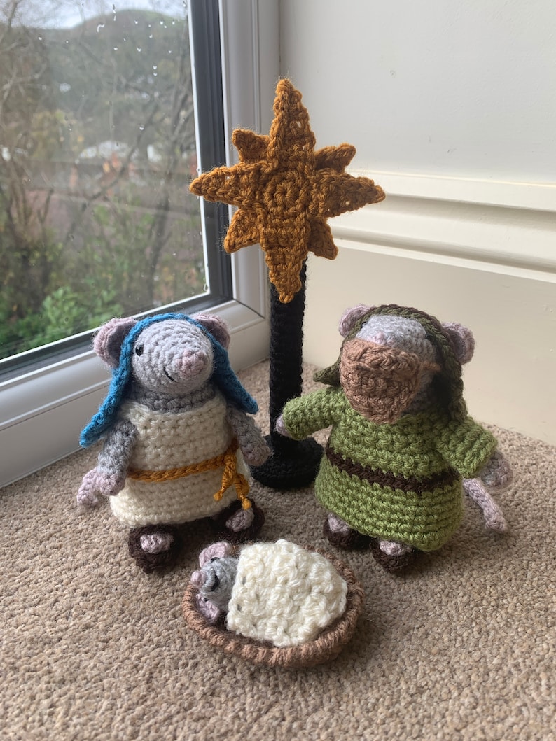Nativity Mice Crochet Pattern - Etsy