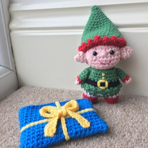 Elf in a Present Sleeping Bag Crochet Pattern image 4