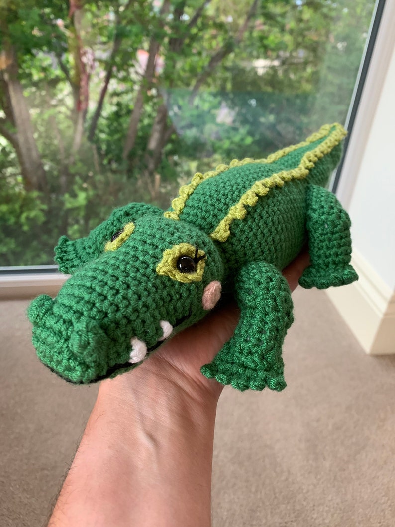 Crocodile with Hatching Baby Crochet Pattern image 2