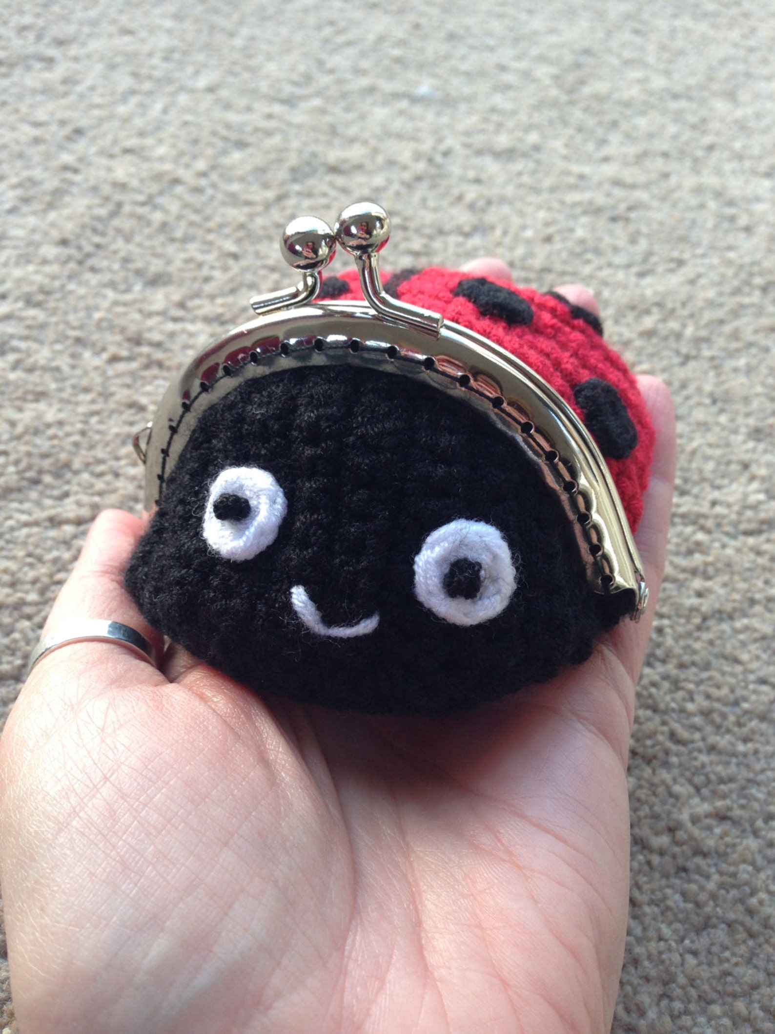 Ladybird / Ladybug Coin Purse Crochet Pattern - Etsy