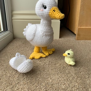Duck with Hatching Duckling Crochet Pattern image 9