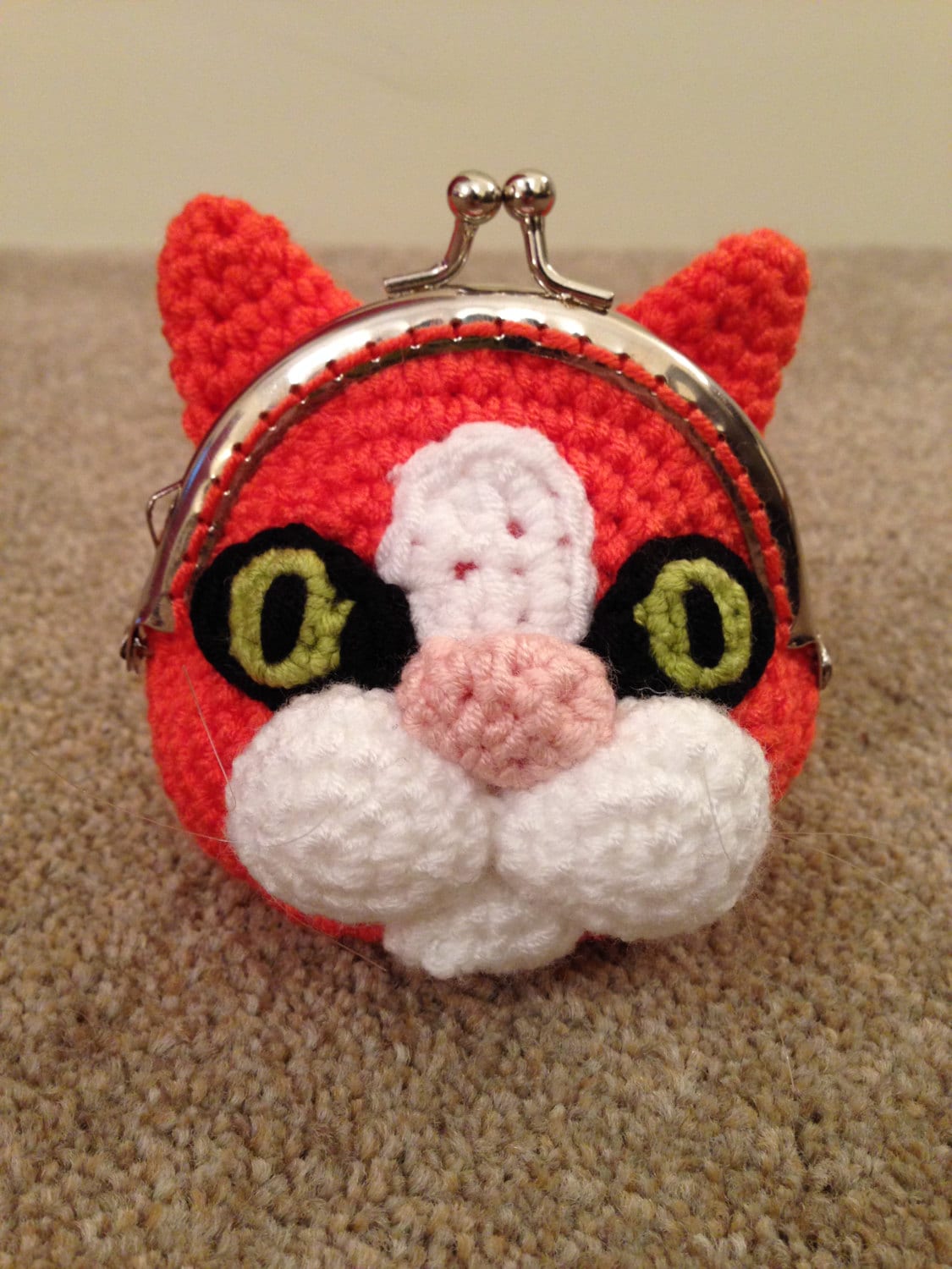Cat Coin Purse Crochet Pattern Etsy