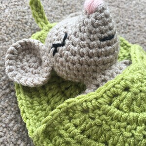 Mouse in a Leaf Sleeping Bag Crochet Pattern image 7