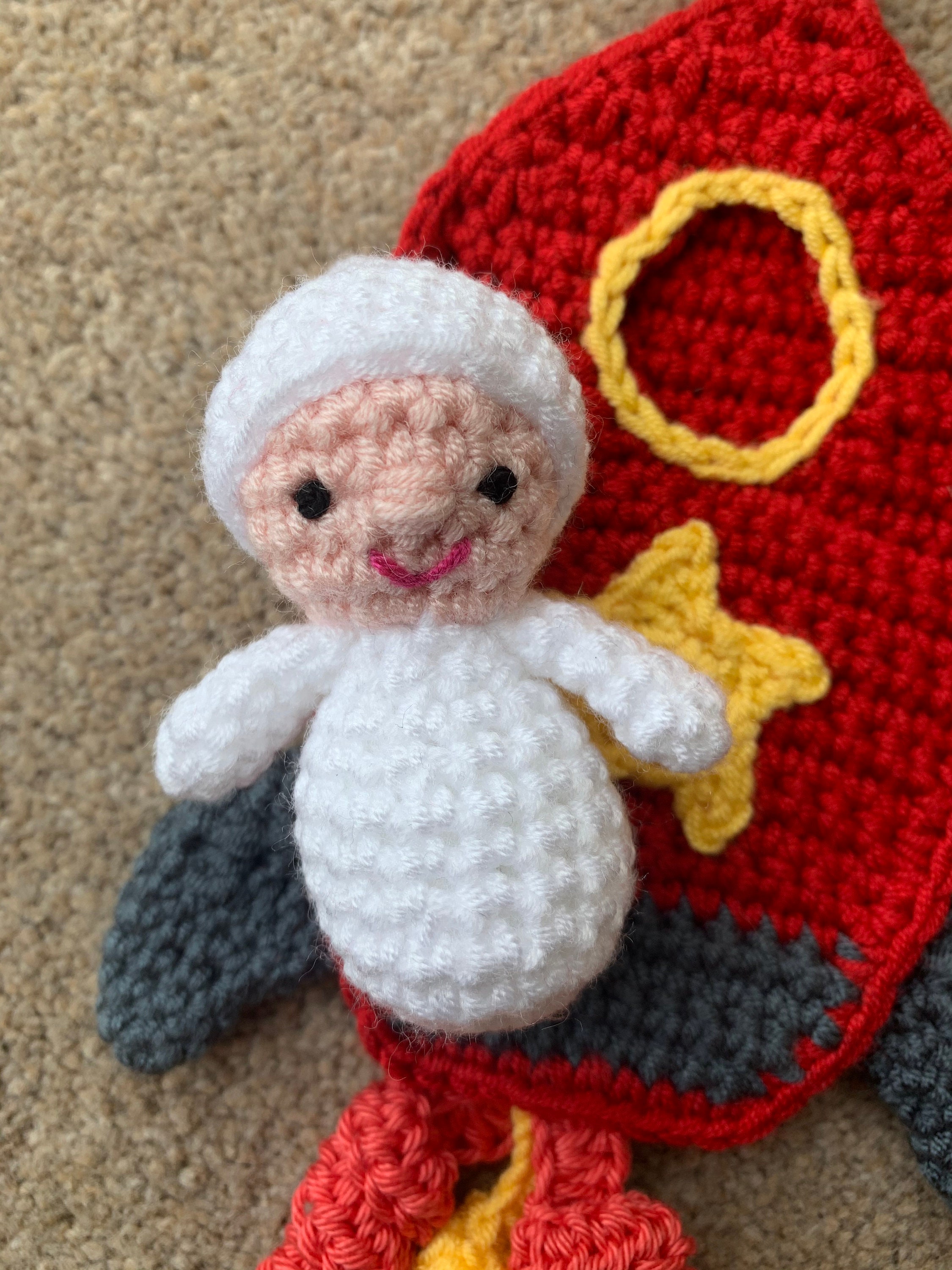 Rocket Pocket Pal Crochet Pattern - Etsy