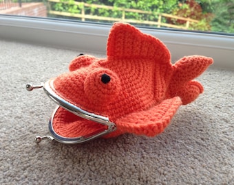 Goldfish Coin Purse Crochet Pattern