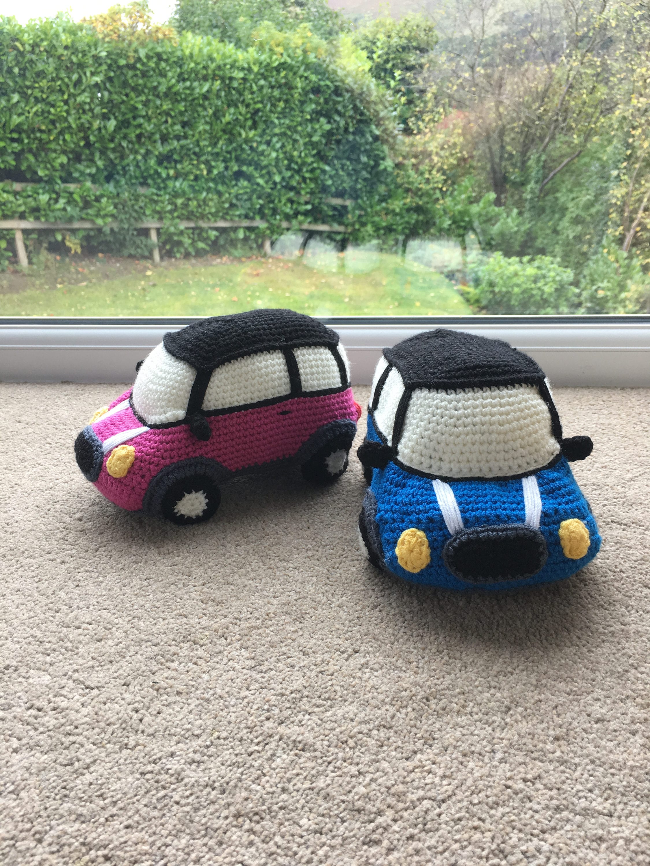 ミニクーパーのぬいぐるみのかぎ針編みパターン - Etsy 日本