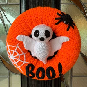 Halloween Ghost Wreath Crochet Pattern image 7