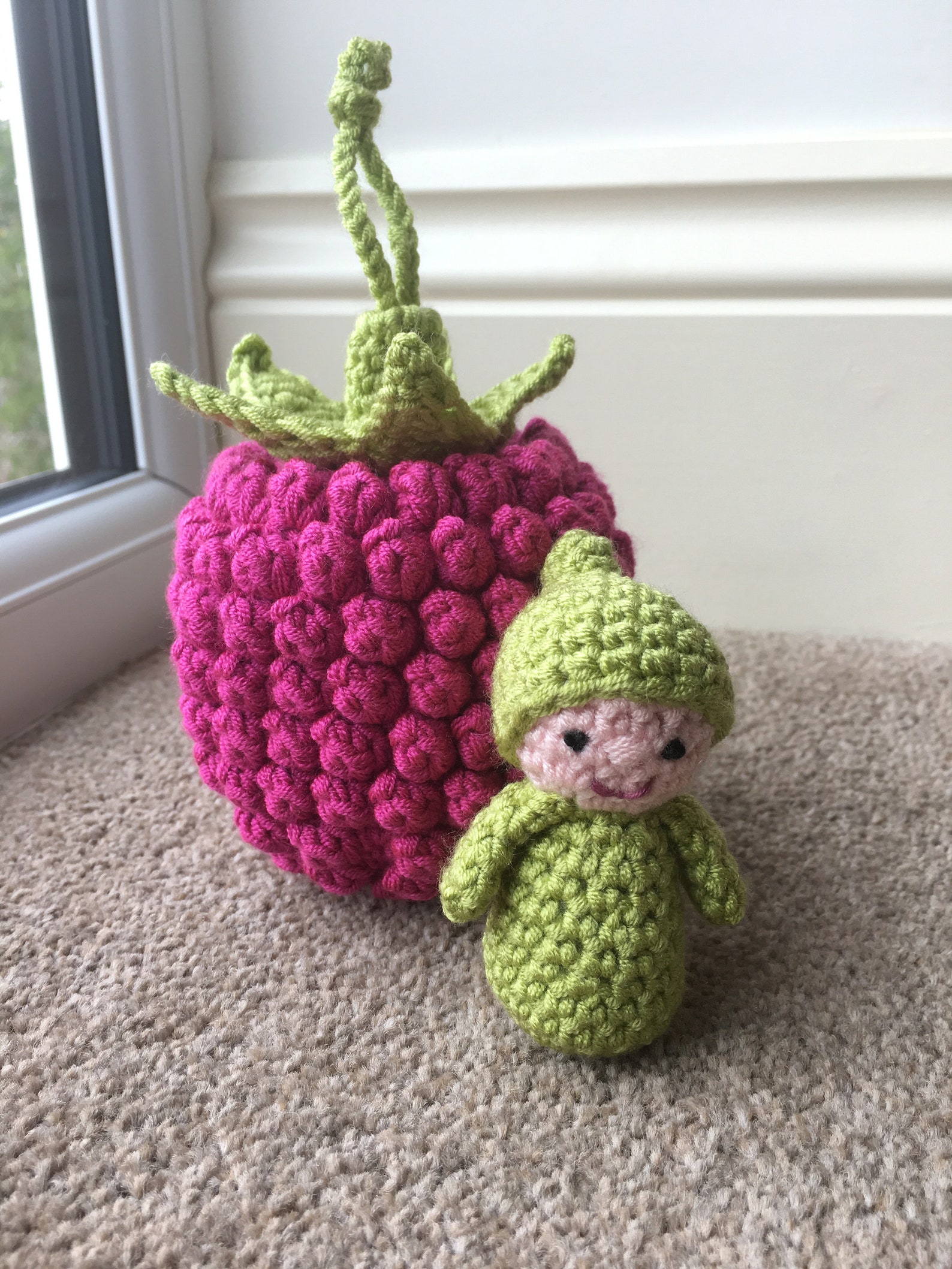 3 PATTERN BUNDLE Camping Seedling & Raspberry Pocket Pal - Etsy