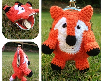 Fox Coin / Change Purse Crochet Pattern