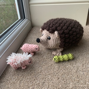 Hérisson avec motif au crochet Hoglet