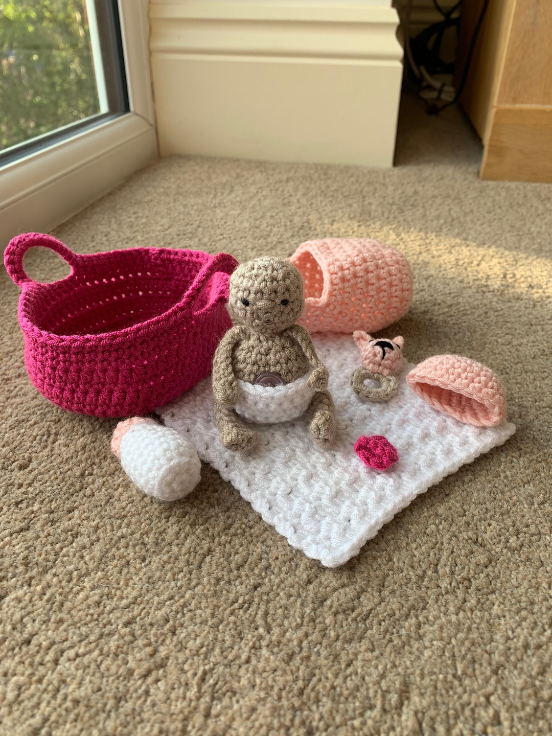 Baby Accessories Set Crochet Pattern