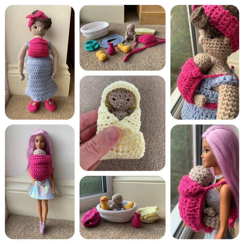 Baby & BathTime Accessories Set Crochet Pattern Etsy