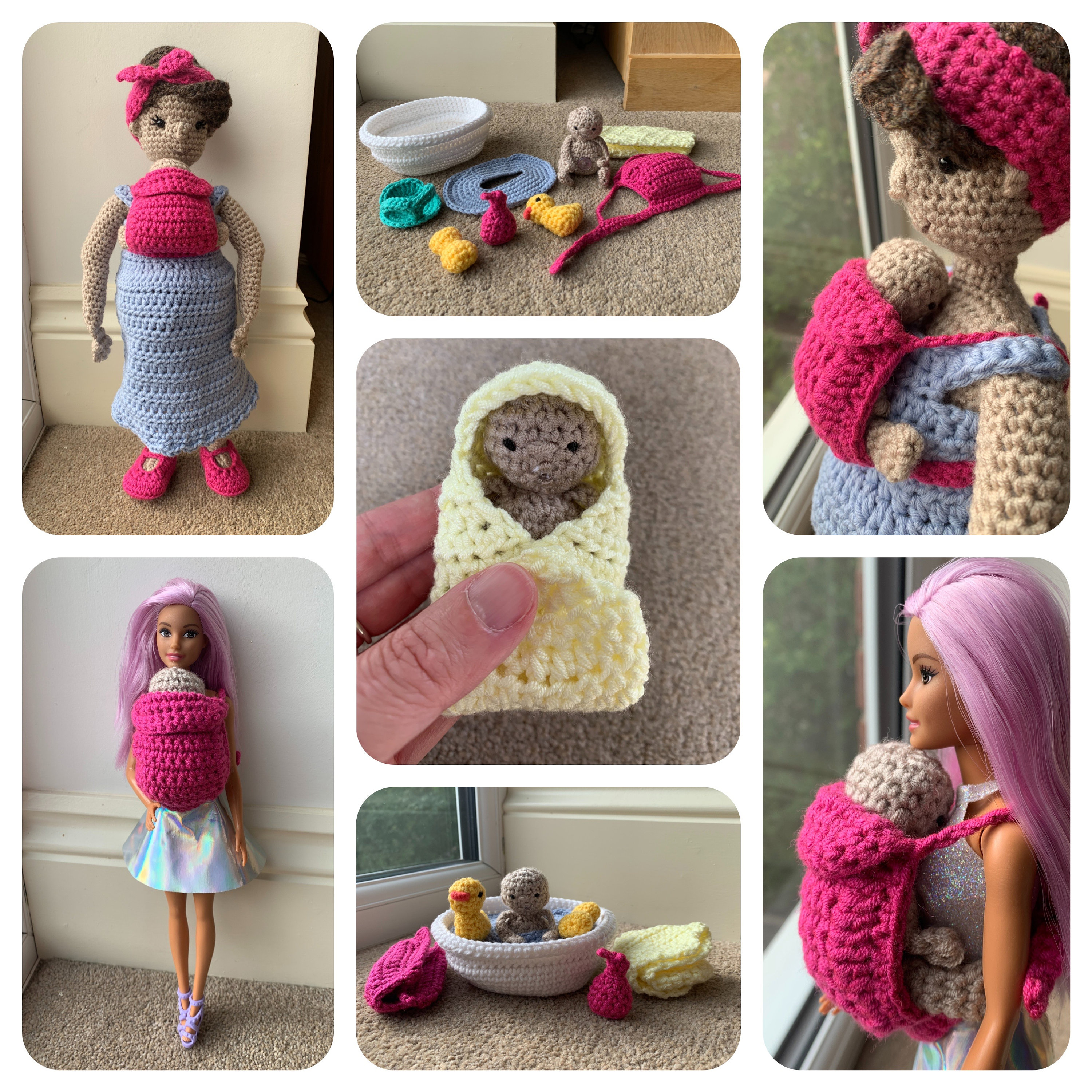 Baby & Bathtime Accessories Set Crochet Pattern Etsy