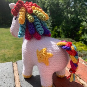 Unicorn with Hatching Baby Crochet Pattern image 4