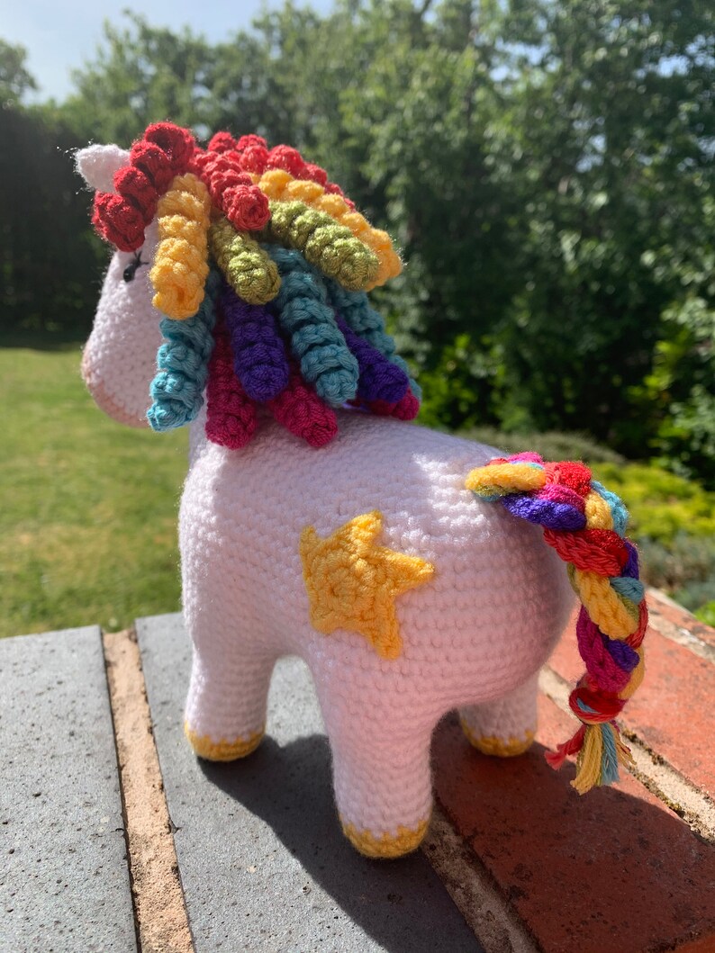 Unicorn with Hatching Baby Crochet Pattern image 4