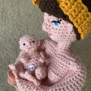 Birthing Mother & Baby Crochet Pattern image 8