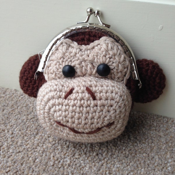 Monkey Coin Purse Crochet Pattern