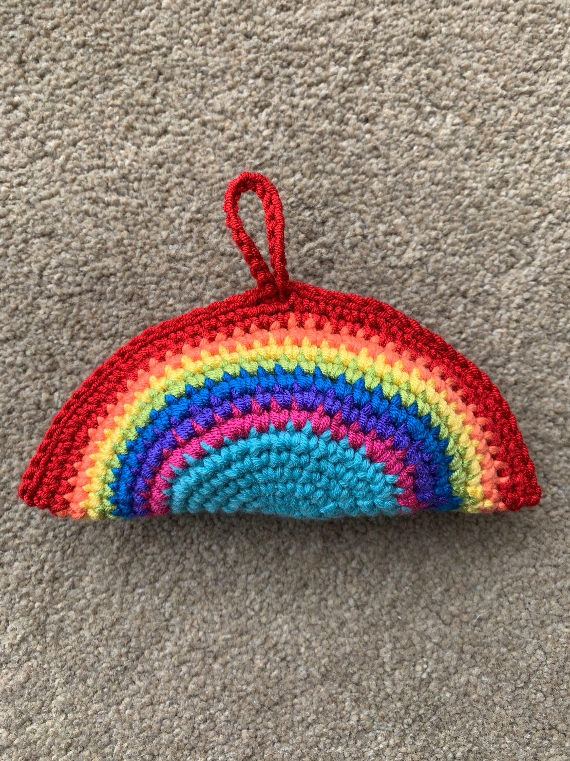 Rainbow Pocket Pal Crochet Pattern | Etsy