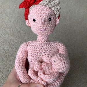 Birthing Mother & Baby Crochet Pattern image 10