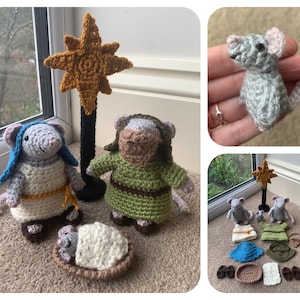 Nativity Mice Crochet Pattern