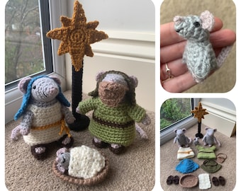 Nativity Mice Crochet Pattern