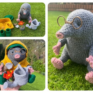 Maurice the Gardening Mole, Crochet Pattern
