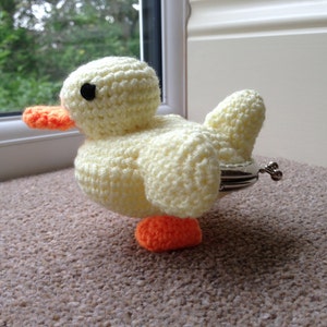 Duck Coin Purse Crochet Pattern