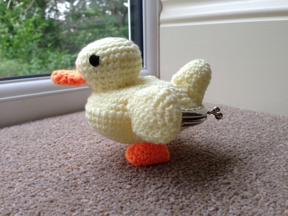 Duck Coin Purse Crochet Pattern Etsy