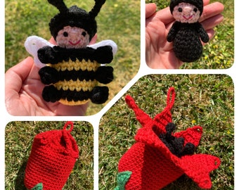 Bee Pocket Pal Crochet Pattern