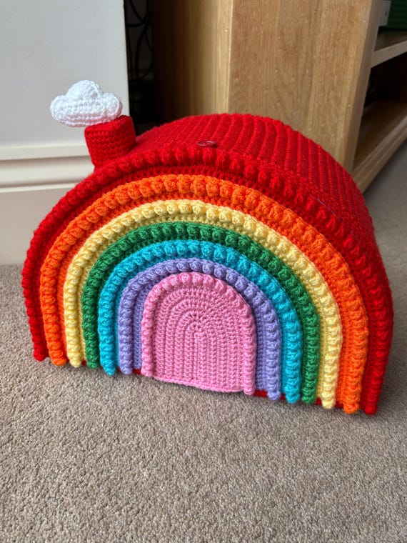 Rainbow House Leprechaun Mouse Crochet Pattern - Etsy