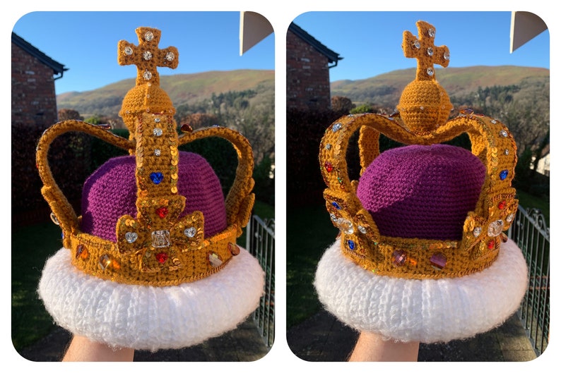 Coronation Crown Crochet Pattern image 10