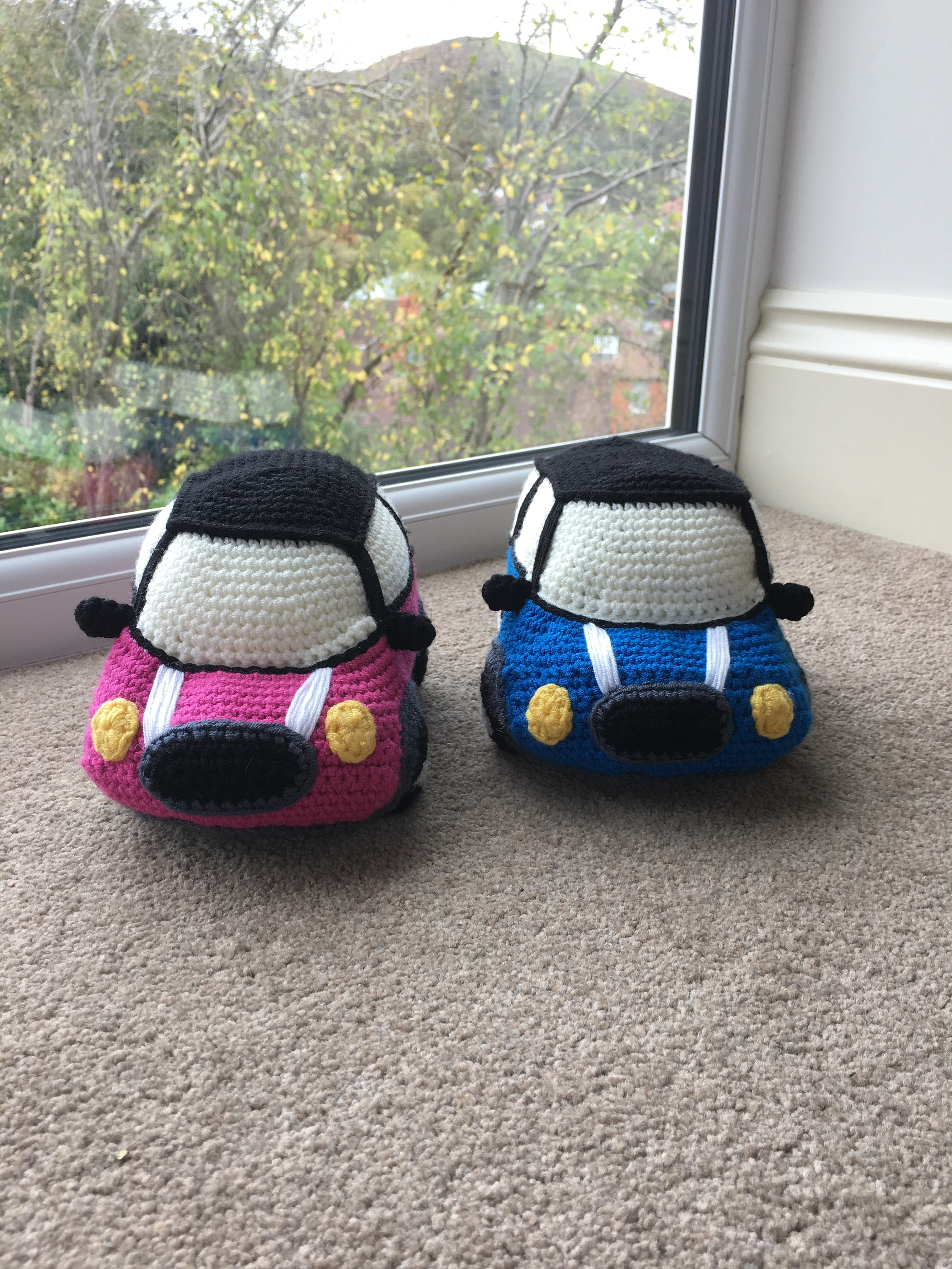 MINI】ミニクーパー ぬいぐるみ クッション 2個セット