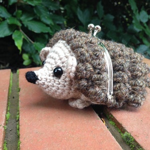 Hedgehog Coin Purse Crochet Pattern