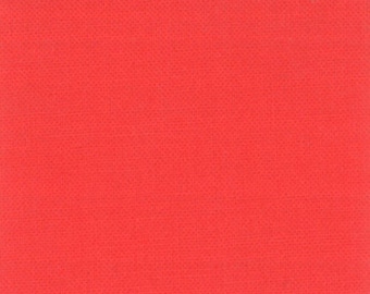 Moda Bella Solids Geranium 9900-258...Sold in continuous cut 1/2 yard increments