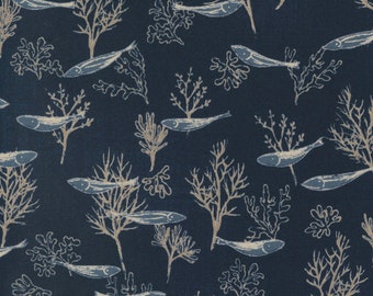 Moda To The Sea 16932-12 - Sold in continuous cut 1/2 yard increments