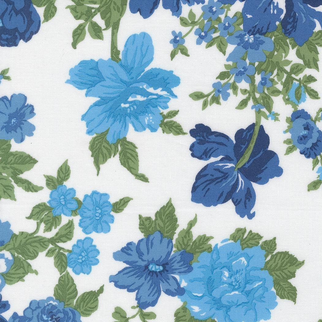 Moda Fabric Blueprint 55330-11...sold in Continuous Cut 1/2 Yard ...