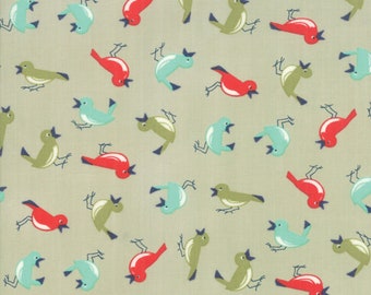 Moda Fabric Bonnie & Camille Early Bird 55192-14...Sold in continuous cut 1/2 yard increments