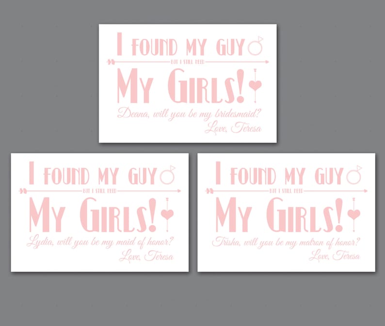 Printable Bridesmaid Playing cards - Will need My Women - 4 Inches x 6 Inches - 10.16cm x 15.24cm picture regarding Printable Bridesmaid Cards referred to as Printable Bridesmaid Playing cards - Have to have My Gals - 4 Inches x 6 Inches - 10.16cm x 15.24cm