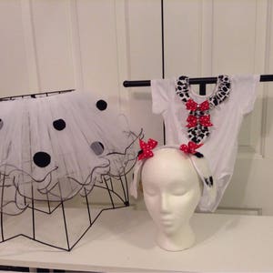 Dalmatian puppy   sm/med costume tutu set