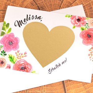 Sarai la mia damigella d'onore Gratta fuori biglietto da sposa regalo Ask Bridesmaid proposta dacameriera Carta D'Onore Fiore ragazza regalo Essere il mio damigella d'onore