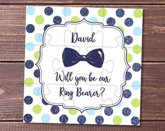 Will You Be my Ring Bearer, Will You Be Our Ring Bearer, Ask Ring bearer, Ring bearer Proposal, jigsaw, Ring bearer Puzzle, Ring bearer Card