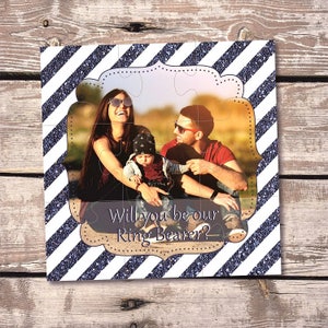 Ring Bearer Gift Will you be my ring bearer Photo puzzle invitation Ring Bearer Proposal Puzzle Ring Security Wedding Invitation Ring Boy