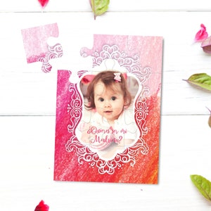 Serez-vous mon cadeau Madrina pour Madrina Padrino invitation La Madrina Invitation El Padrino Regalos de Bautismo Quieren ser mis Padrinos