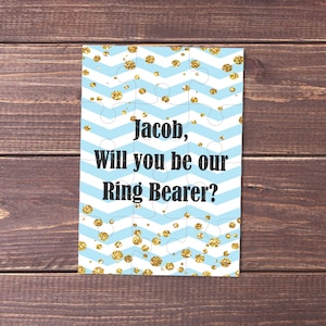 Ring bearer proposal Ring Bearer jigsaw Page Boy gift ring bearer puzzle will you be our ring bearer puzzle ring bearer proposal puzzle